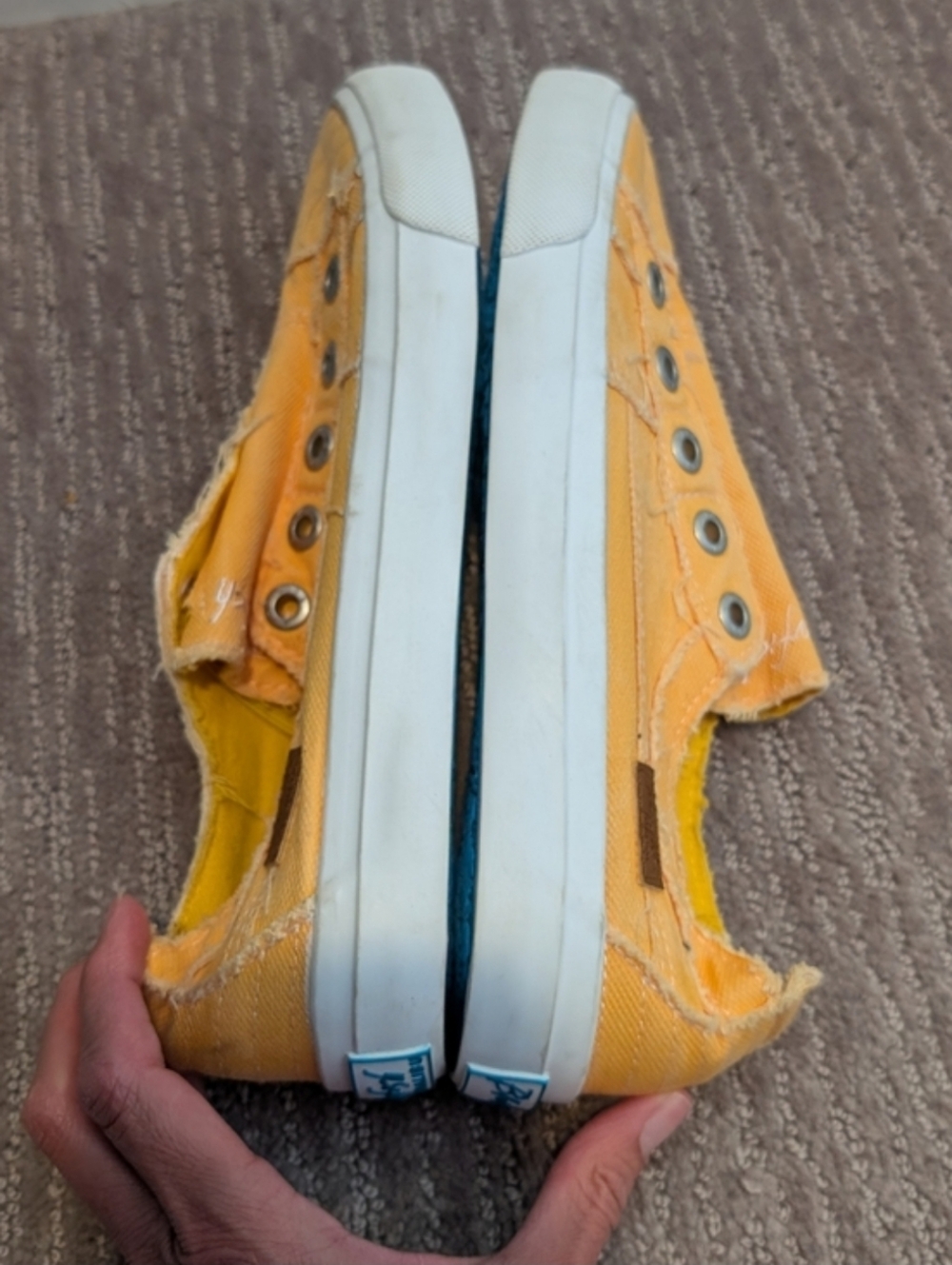 Orange-ish Yellow Blowfish Malibu Shoes - Picture 5 of 10